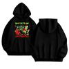 Women's Fashionable Casual Long-Sleeved Hooded Printed Sweatshirt