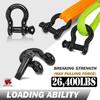 High-Strength American Style Die-Forged Bow Shackles for Trailer Hitch 1/2" Lifting Hook Buckle