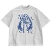 2026 New Hatsune Miku Anime Collaboration Shortsleeved Pure Cotton Tshirt Summer Anime Japanese Style Printed Ins Trendy Top