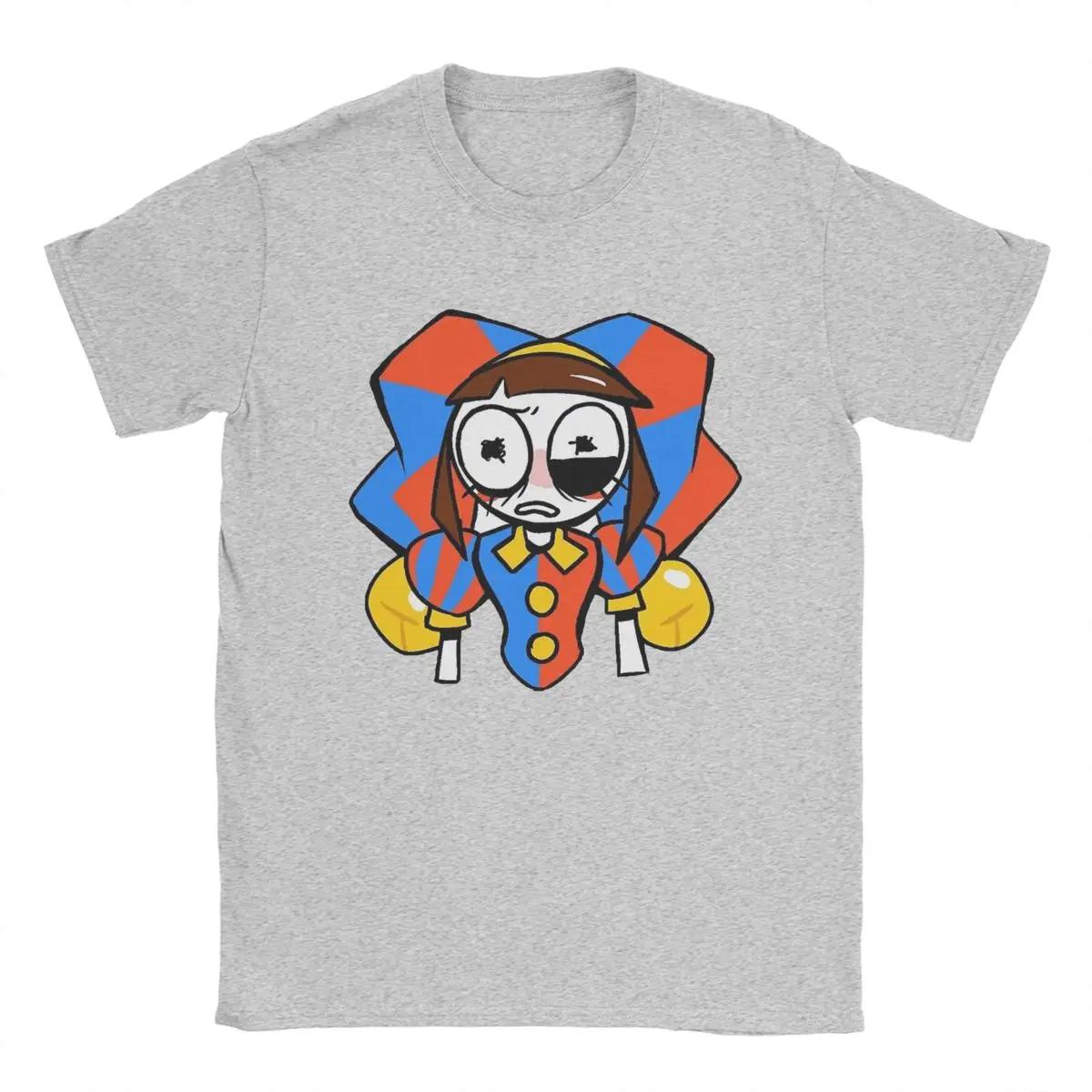 

Футболка Amazing Digital Circus для мужчин Pomni And Jax Cool Cotton Tee Shirt Round Neck Short Sleeve T Shirts Summer Clothing S