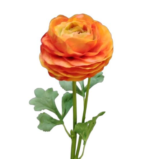 2-Head Artificial Flower UV Resistant Realistic Fake Silk Flower Wedding Party Indoor Outdoor Garden Faux Flower Decoration