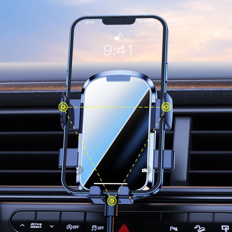 Universal Phone Holder In Car Mobile Mount Stand Air Vent Hook Clip Car Phone Holder for IPhone Xiaomi Samsung Cellphone Support