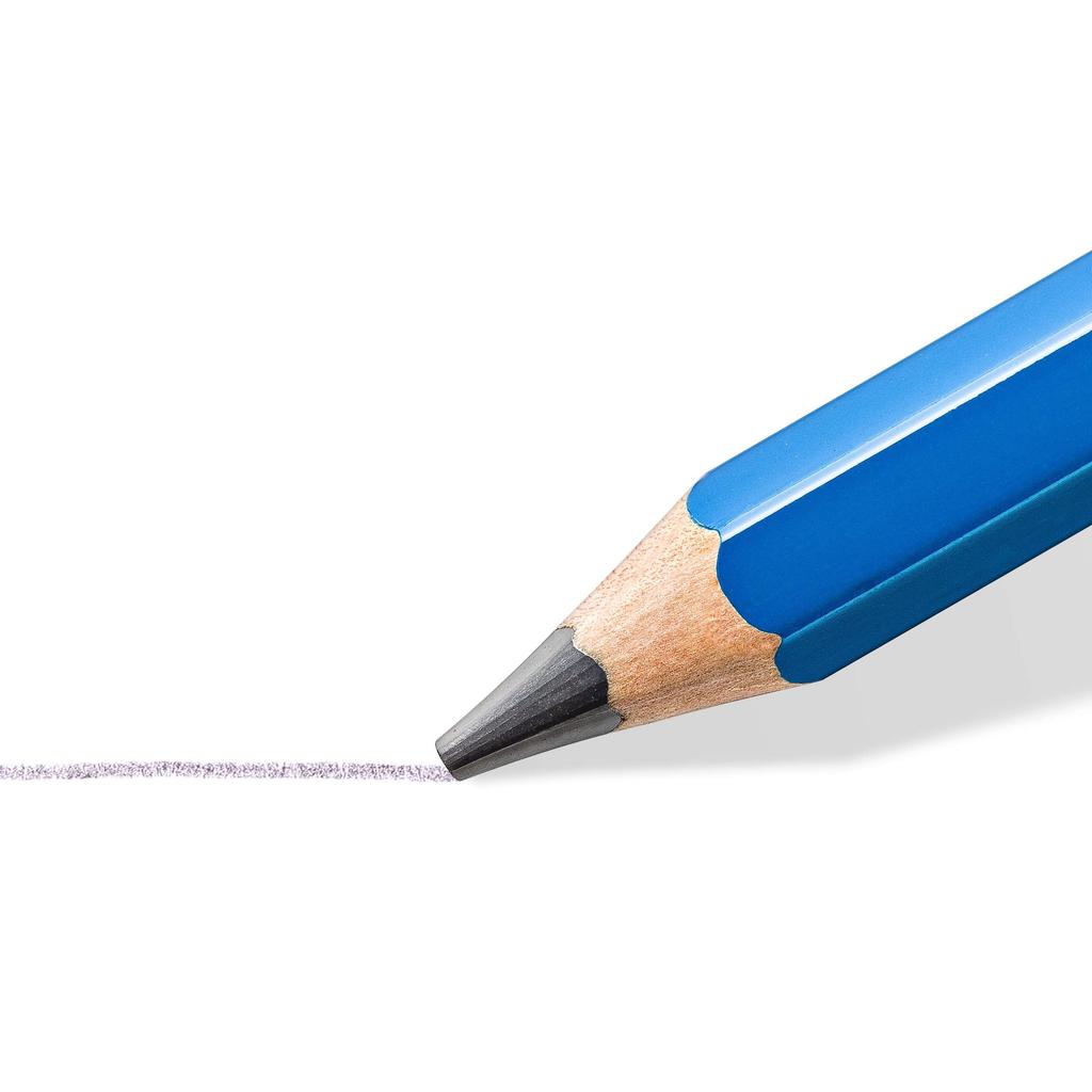 STAEDTLER Pencil HB Mars Lumograph Jumbo Thick Shaft Writing Drawing 6 Pieces 100J-HB6