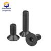 Grade 10.9 Black Countersunk Hex Socket Cap Screws: High-Strength M2, M3, M4, M5, M6, M8 Bolts