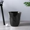 Round Garbage Container Bin Large Capacity Trash Bin Can Wastebasket for Household Bathroom