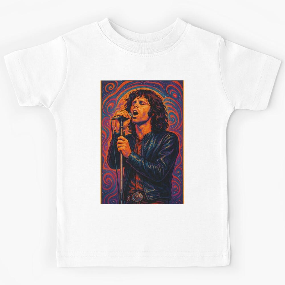 Jim Morrison Classic Retro Psychedelic Art Kids T-Shirt 120