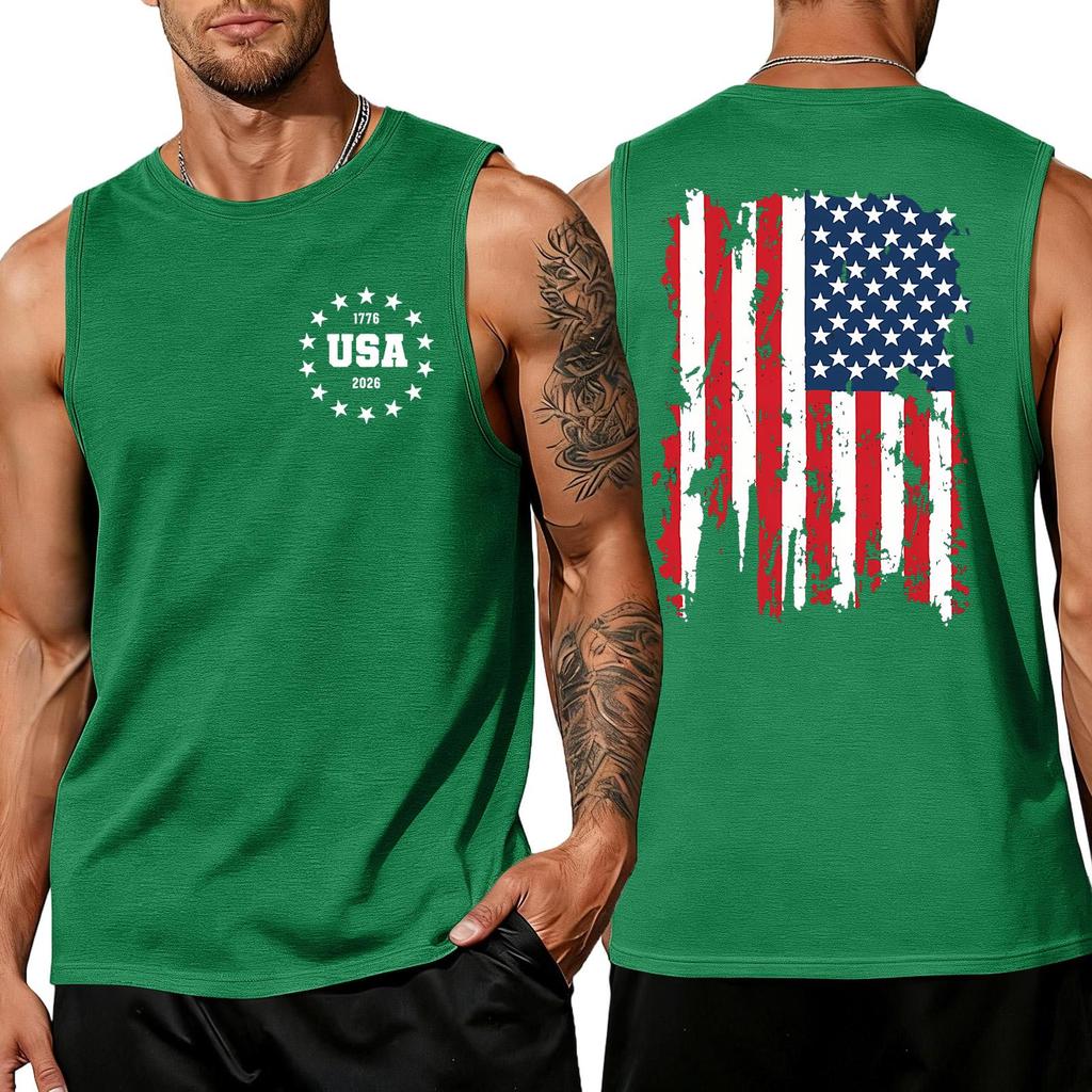 Herren Hemden 4. Juli USA Muskel Tanktops Patriotische Tanktops
