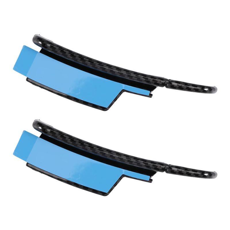 NEW-Car Carbon Fiber Fender Arch Trim Sticker Wheel Eyebrow Lip For Mercedes Benz W176 A160 A180 A200 A250 AMG A45 2013- Carbon fiber pattern