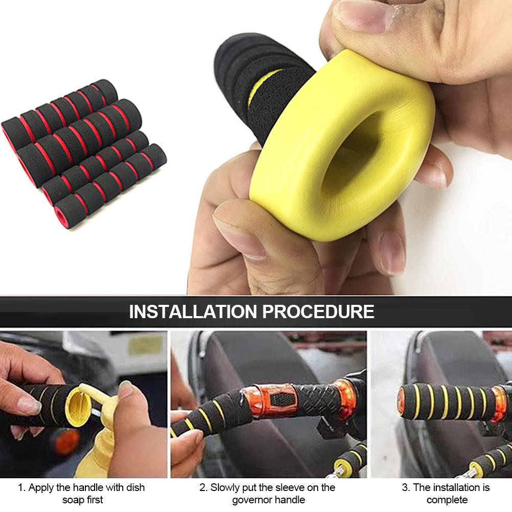 4 buc/set Universal Motocicletă Bicicletă Ghidon Spumă Burete Mânere Acoperire Anti-alunecare Moale Acoperiri Frână de Mână Accesorii Modificare
