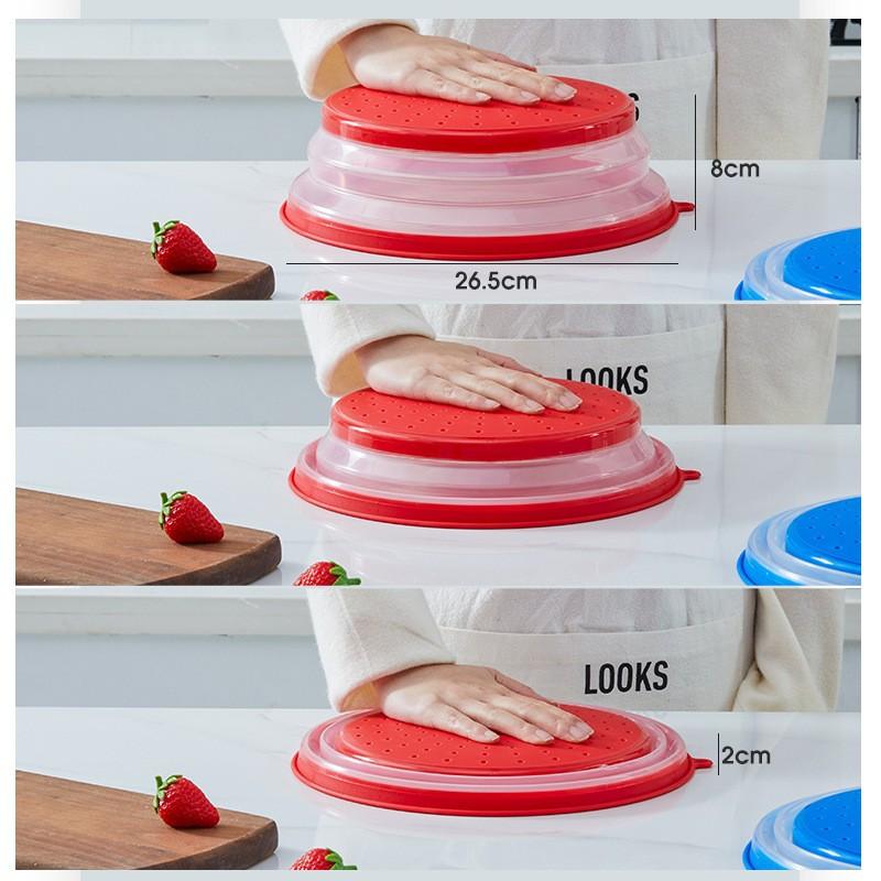 Foldable Multifunctional Folding Fresh-keeping Oil-proof Splash Proof Heating Vegetable Cover