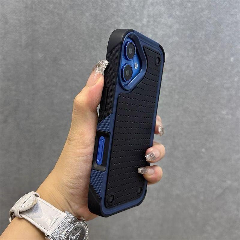 Armor Handyhülle für Apple iPhone 16 Pro Max - PC & Silikon Militärstandard Stoßfest Vollabdeckung für iPhone 16/15/14/13/12/11/Pro/Pro Max/Plus