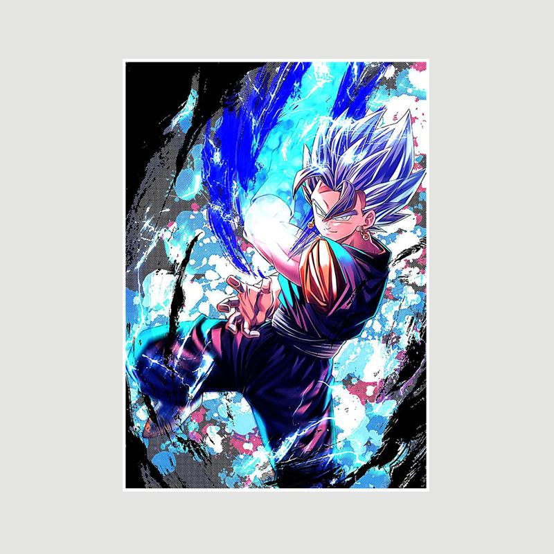 

Класичні аніме Dragon Ball Плакати Білий папір Вінтажні плакати Декор HD Друковані настінні картини Розпис інтер єру Фреска Вітальня Прикраси Картинки 42x30cm