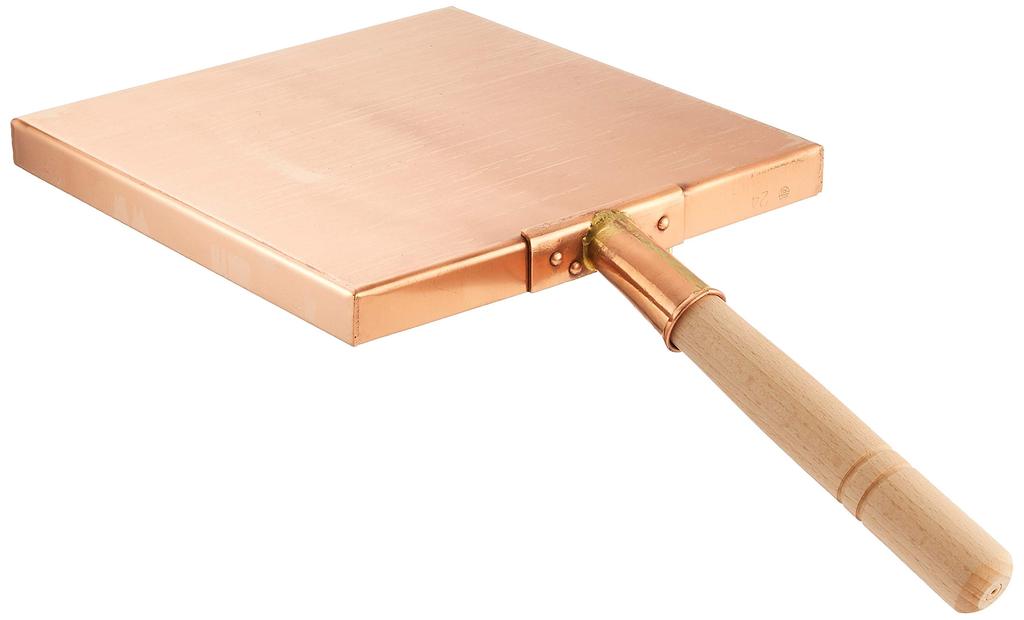 Endo Shoji TKG Egg Roll Frying Pan 24cm For thin Copper heat conduction ensures even heating of eggs for a fluffy and delicious Gas stove Dimensions