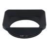 Haoge 62mm Square Metal Screw-in Mount Lens Hood Shade with Cap for Hasselblad XCD 45Pmm F/4 Lens