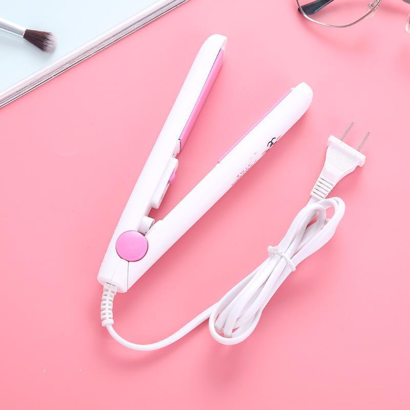 Mini 2-in-1 Home Hair Styler: Curling & Straightening Comb