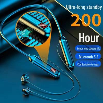 Nový Bestseller: Bezdrôtová Bluetooth náhlavná súprava s náhrdelníkom, s redukciou šumu, in-ear dizajn, ideálna na šport, beh.