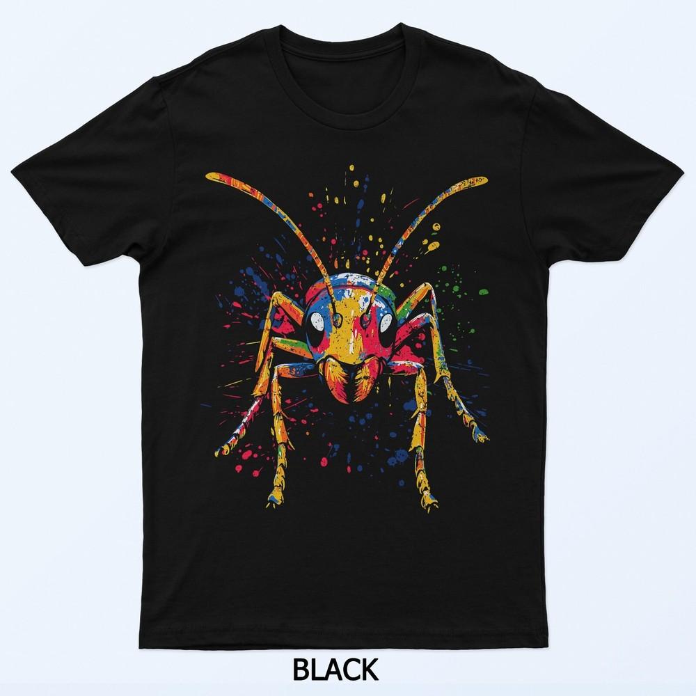 Colorful Ant Spirit Animal Multicolor Art Formicidae T-Shirt