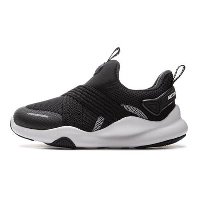 Li Ning Kinder Mode Vielseitige Stoßdämpfung Rebound Low-Top Freizeitschuhe Kinder Sneaker Schwarz YKNU120-1