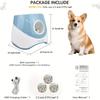 Automatic Pet Dog Ball Launcher Indoor Outdoor Interactive Dog Toy For Fetch Play Time with 3 Distance