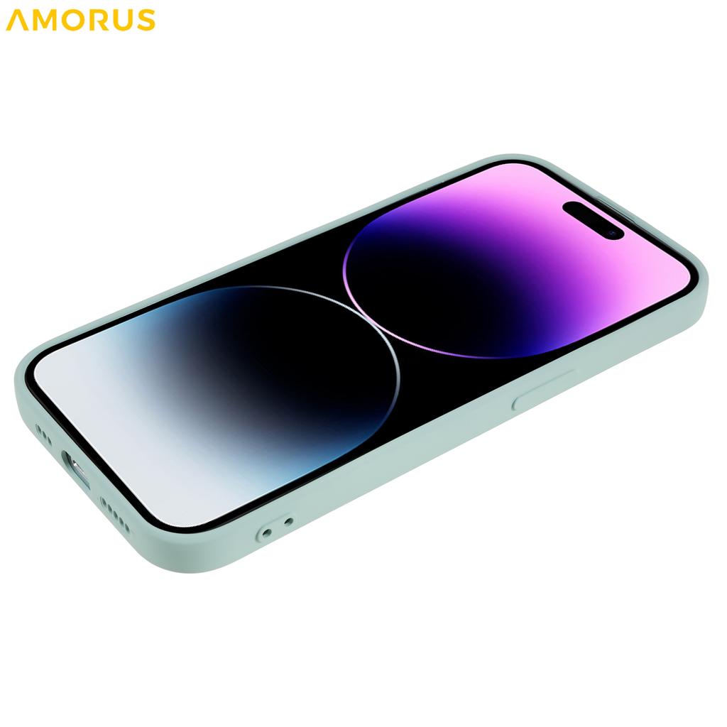 For iPhone 14 Pro Max Case Precise Cutouts TPU Fiber Lining Shockproof Phone Cover