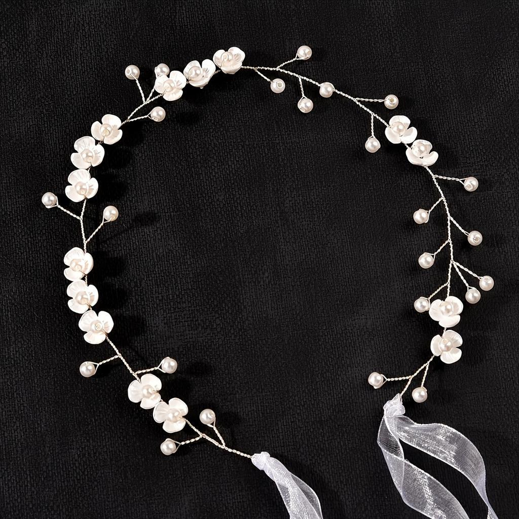 Trendy Hair Vine Headband for Women Party Flower Hairband Bridal Wedding Hair Accessories Jewelry Vine Headband