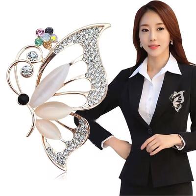 1 Pc Fashionable Vintage Charm Butterfly Brooch, Clothing Accessories, Commemoration Gift Elegant Butterfly Brooch for Women