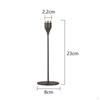 Candle For Taper Candles,Metal Decorative Candlestick Holder Wedding,Dinner,Party,Fit Pillar