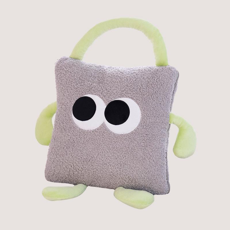 Cartoon Plush Toy Pillow Blanket Combo For Sofa Bed Office Nap Gift Doll Adults