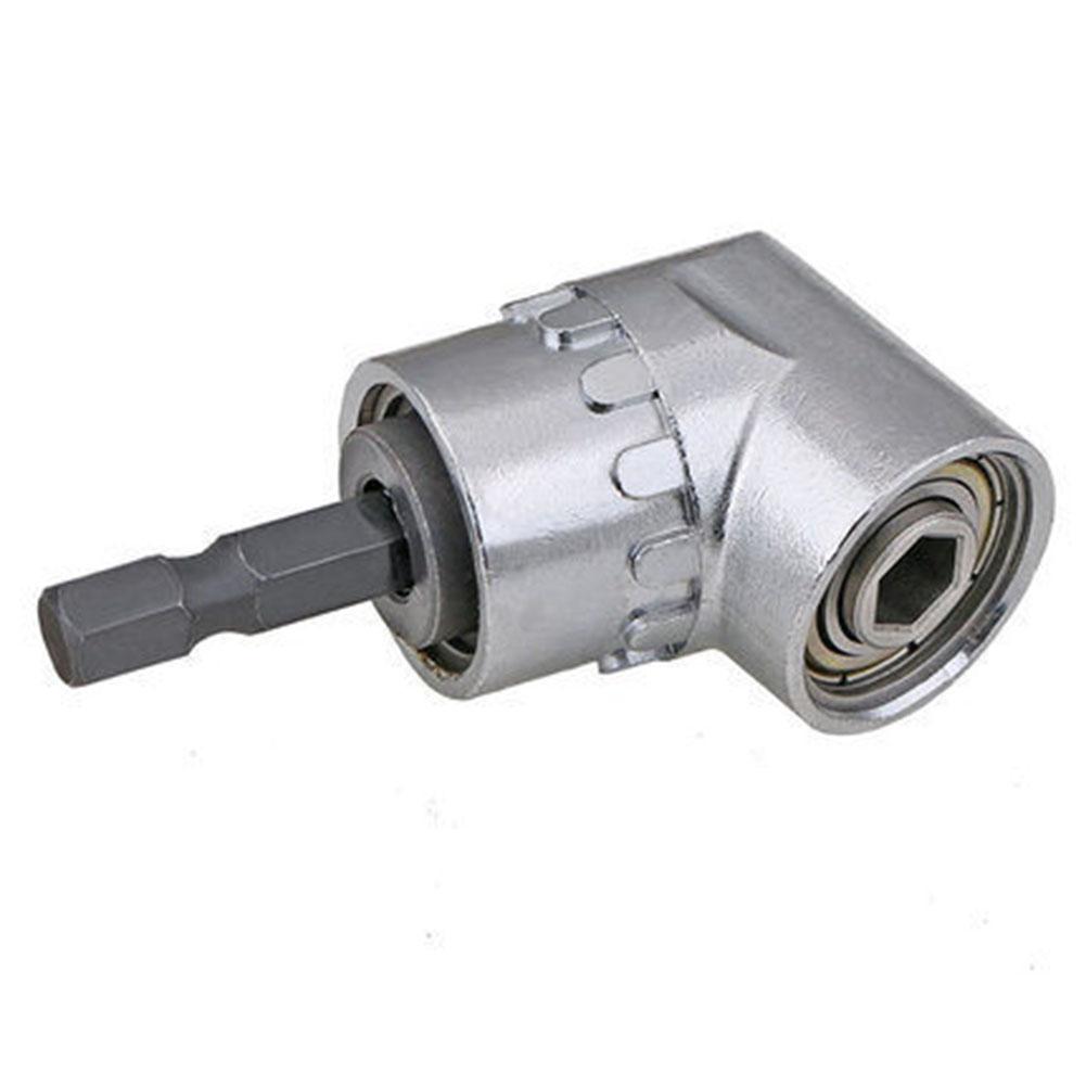 105 Degree Right Angle Driver Drilling and Driving Power Screwdriver Drill Attachment with 1/4-inch Hex Quick Change Drive