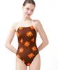 Umpa Marron Flower Indoor One-Piece Swimsuit