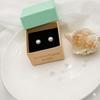 5A Grade Natural Freshwater Pearl Earrings S925 Sterling Silver Studs, Real Pearls 6-10mm [White/Lavender], Hypoallergenic Wedding Gift
