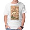 Unisex Crew Neck T-Shirt Ace Of Tea Graphic Short Sleeve Casual Tee