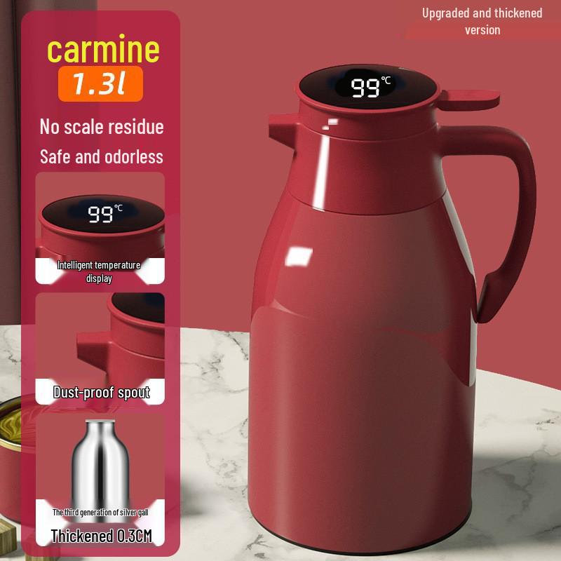 2026 Smart Temperature-Control Kettle: Large Capacity, Insulated, Temperature Display, Hot Water Bottle for Home Use.