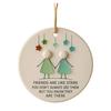 Christmas Pendant To Our Friends Letter Pattern Festive Atmosphere Hanging Decoration Living Room Bedroom Garden Decor