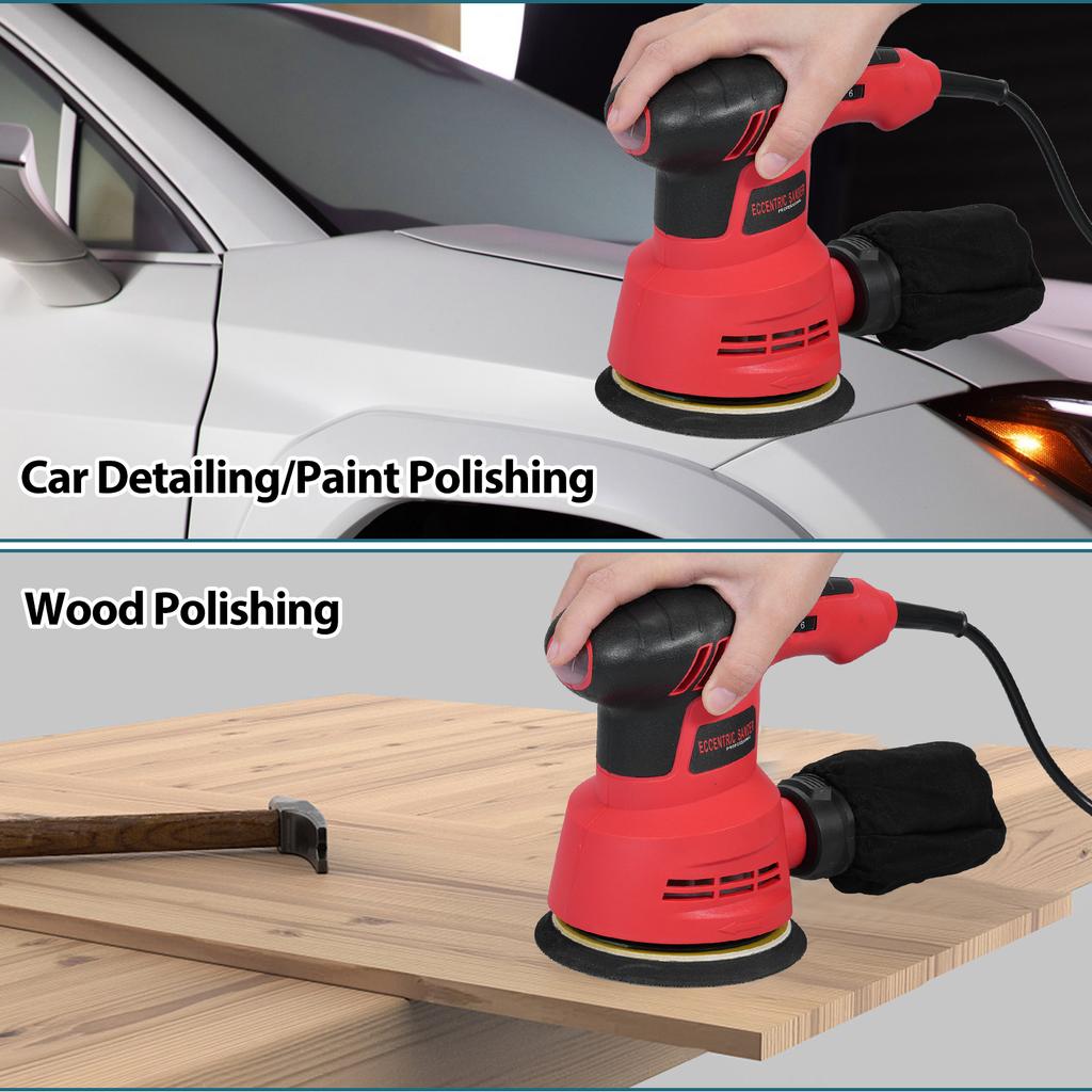 Electric Sanding Machine Low Vibration 5000-12000RPM 6 Speed Sander Machine and Beginners