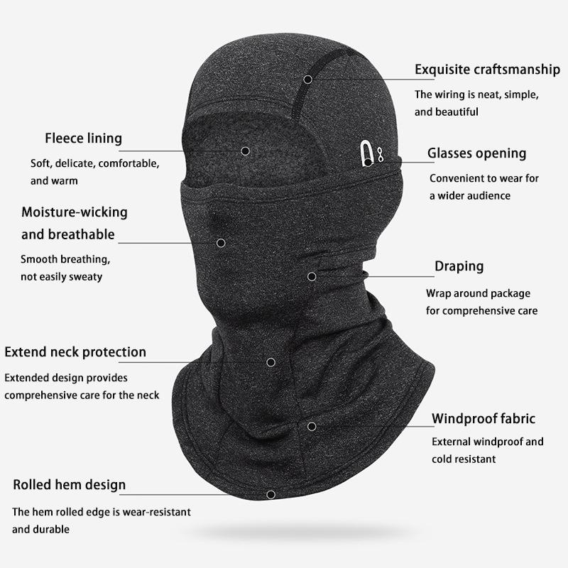 New Parent Child Cycling Beanies Men Women Winter Warmer Full Face Mask Cover Sports Thermal Mask Helmet Liner Ski Balaclava Cap