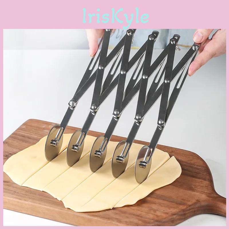 Divider Dough Wheel Dough Cutter Knife Flexible Roller Blade Pizza Pastry Peeler Stainless Steel Baking Pan Tool