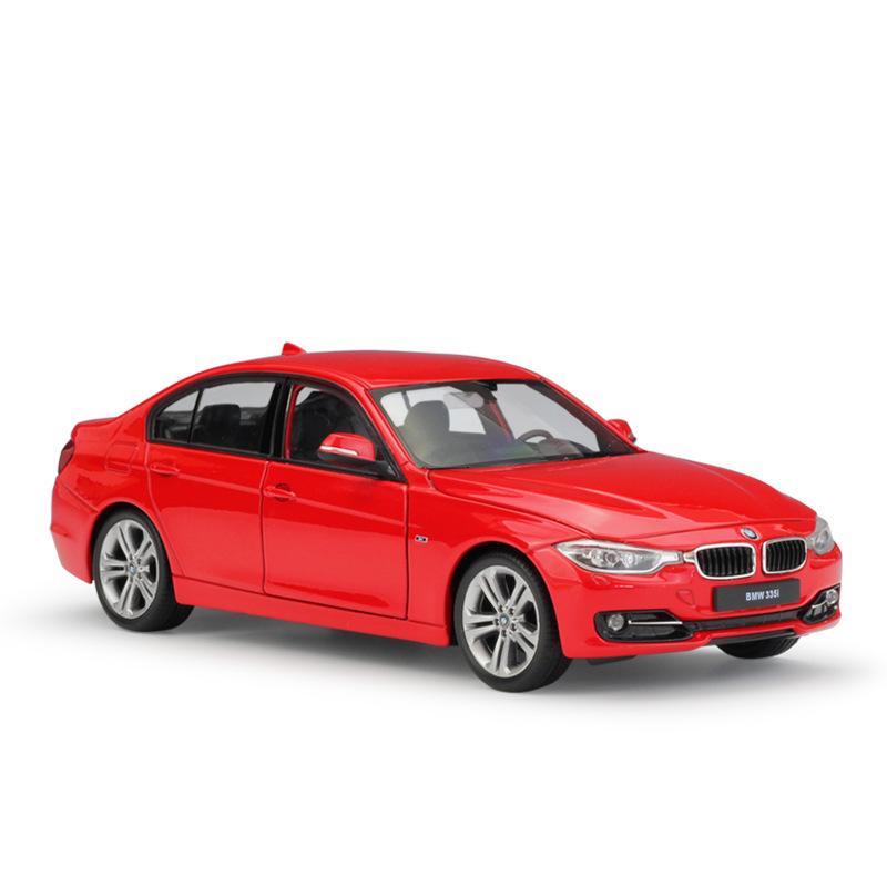 

Welly 1/24 BMW 3 Series 335i Alloy Car Model Diecast & Toy Metal Vehicles Car Model High Simulation Collection Children Toy Gift красный