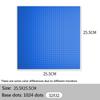 32*32 50*50 Dots Classic Base Plates Blocks DIY Small Size City Road Bricks Baseplates Construction Building Toys For Kids Gifts