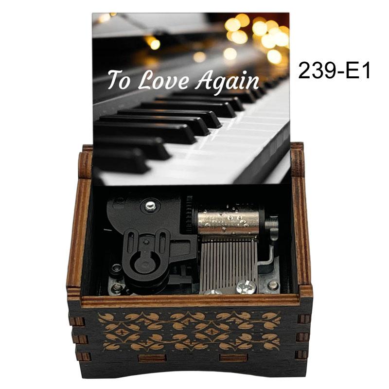 Vintage Chopin Nocturne Op. 9 No. 2 Music Box to Love Again Mechanical Movement Special Gift Valentine's Day & Birthday Gift