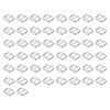 50pcs Metal Roller Pin Buckle 3.5x25x20mm Size Adjustable Pin Buckle  For Leather Crafts