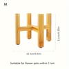 Nordic Simple Style Wooden Flower Pot Stand, Indoor Home Display Shelf for Succulents, Open Cover Multipurpose Storage Rack for
