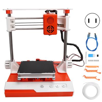 Kit Mini Imprimantă 3D Desktop DIY cu Card TF 4G pentru Copii, Studenți, Începători 110‑240VUS