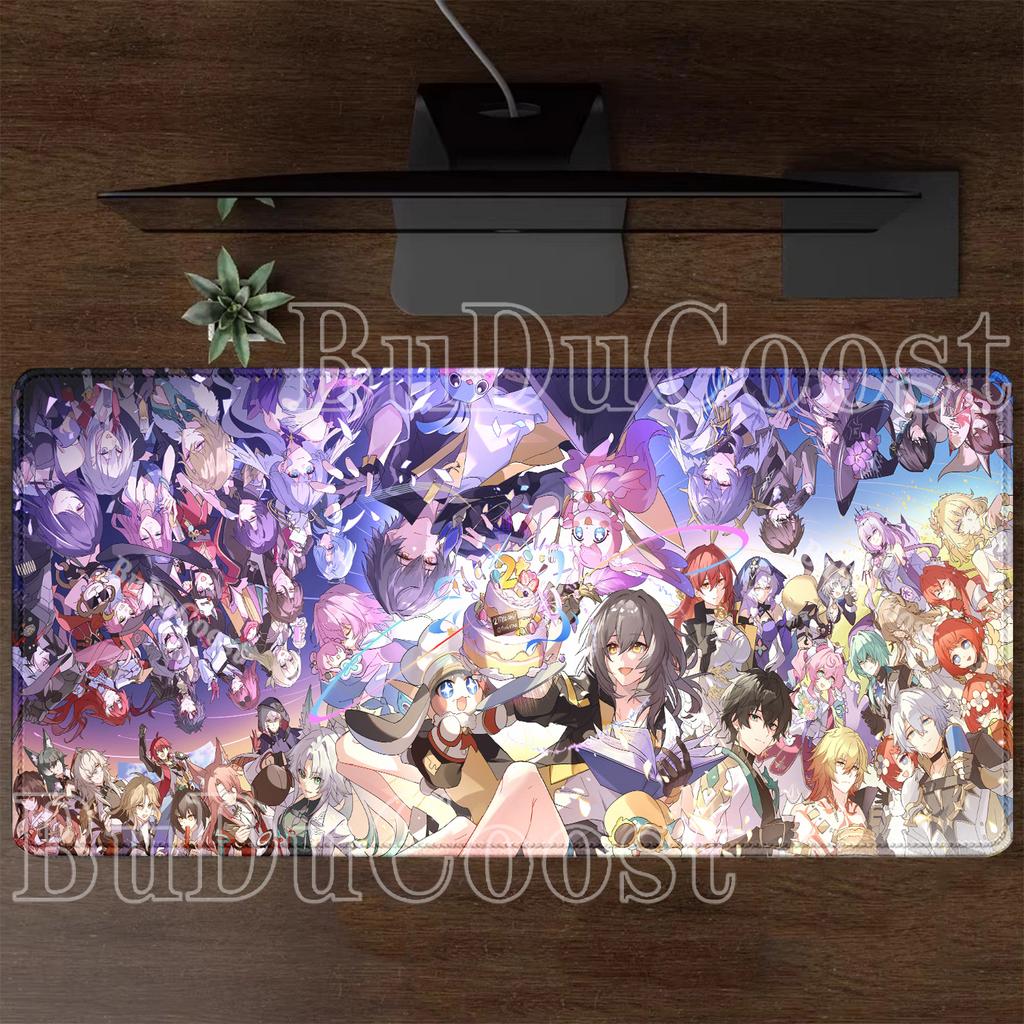 PC Gaming Mousepad HSR Phainon Honkai Star Rail HD Printing Computer Mouse Pad Office Accessorie Larger Keyboard Rubber Desk Mat