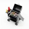 1 sett med mini søte BBQ-matgrill miniatyrpynt for 1/12 skala dukkehus-dingser Kjøkkenmatmøbler BBQ-butikkdekorasjon