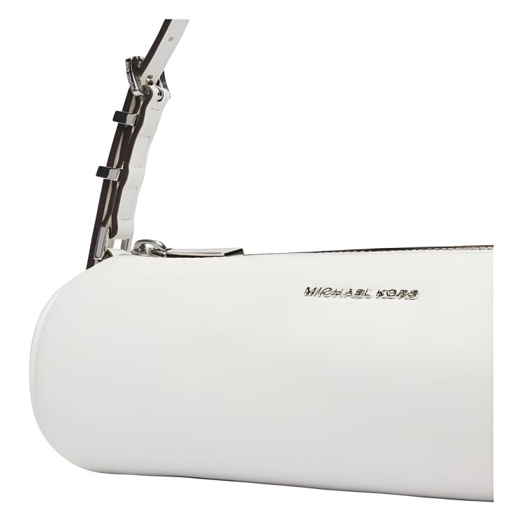 Michael Kors Lzzy Fashion Versatile Leather Shoulder Bag Small Women bags Bright-White 32S6SZYC1L-WHITE