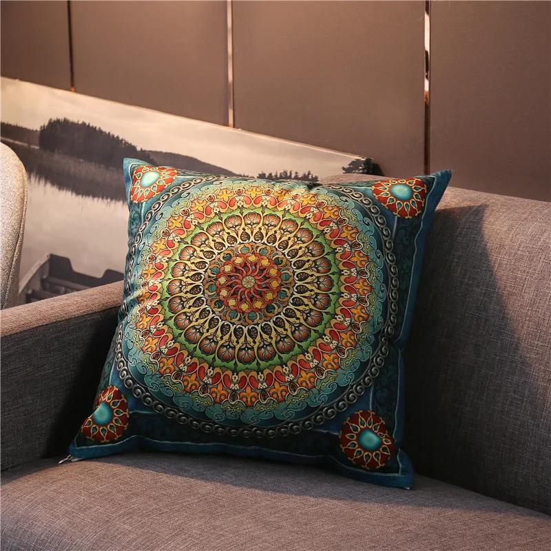 Vintage Turkey Style Painting Ethnic Bohemia Persian Pattern Pillowcase Cover Cushion Cover For Sofa Bedroom Pillow Cases Decor