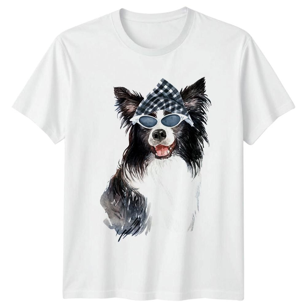 Cool Bulldog Sunglasses Dogs Animals Unisexs TShirt Pet Lover Tee S