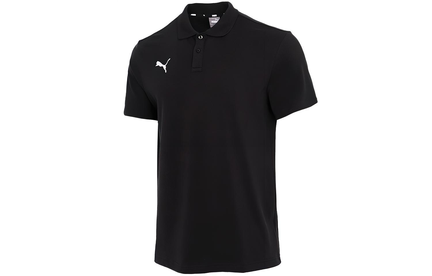 PUMA Polo Shirts Men s Black Polo Collar Moderate Straight Fit 656579-03 S