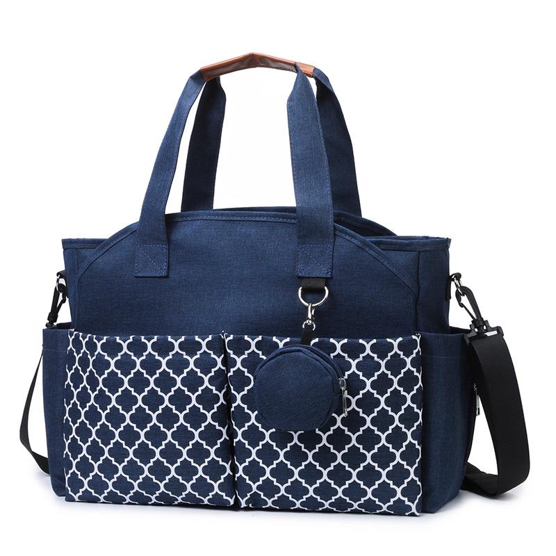 Mom & Baby Lightweight Tote: Single Shoulder Mummy Bag with Inner Divider for Travel & Commute